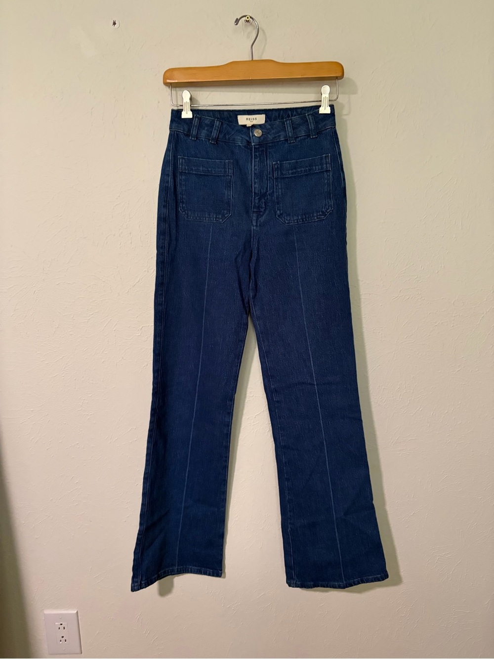 NWOT Reiss Isa High Rise Flared Jeans Size 27